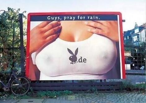 Playboy: Мужики, молитесь дождю!