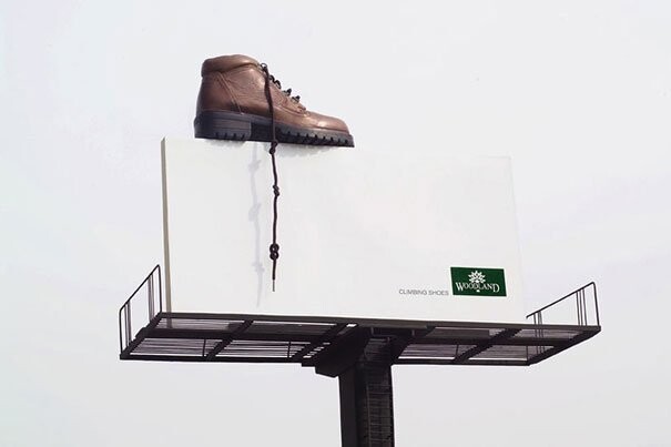 Ботинки для альпинизма Woodland Самые необычная наружная реклама (44 фото)