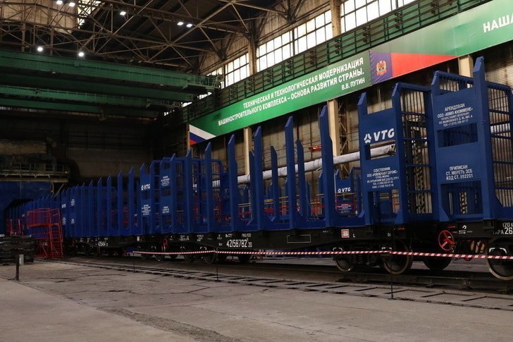 61. Линия производства железнодорожных платформ запущена в Кемерово