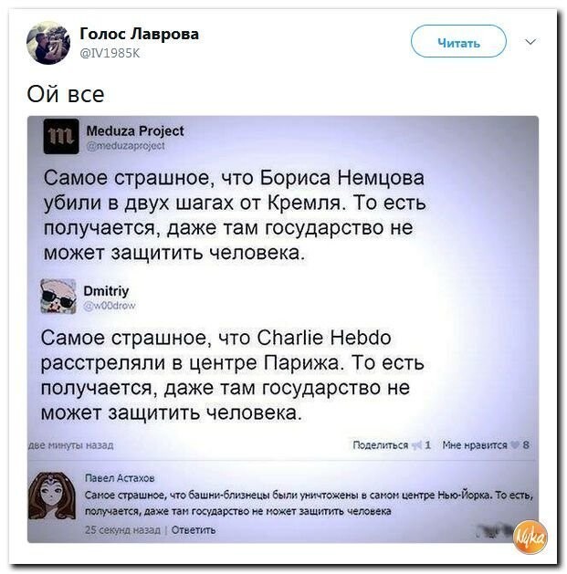 Политические коментарии соцсетей - 417