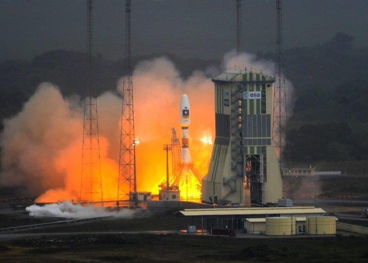 49. Ракета-носитель «Союз-СТ-Б» успешно вывела спутники связи на орбиту