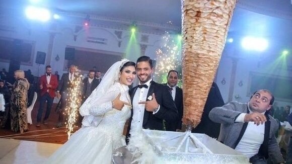 Арабский свадебный торт