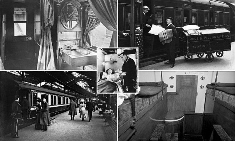 Британские спальные вагоны начала ХХ века
