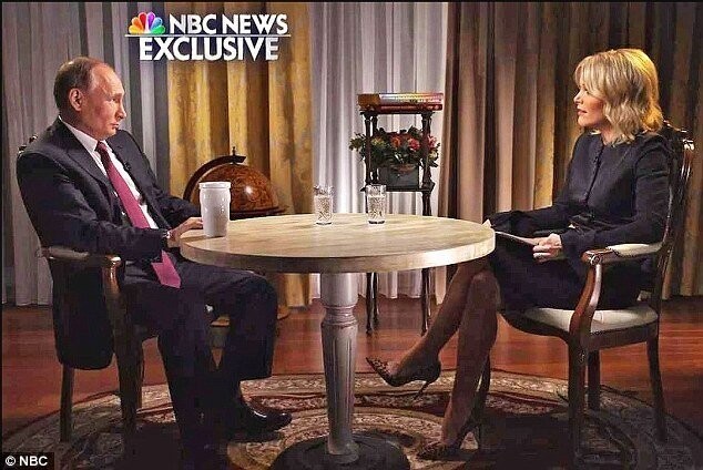 Интервью Владимира Путина американскому телеканалу NBC проводилось два дня: первая часть была записана 1 марта в Кремле, а вторая - 2 марта в Калининграде.