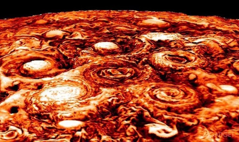 Что происходит в недрах Юпитера (4 фото + видео)