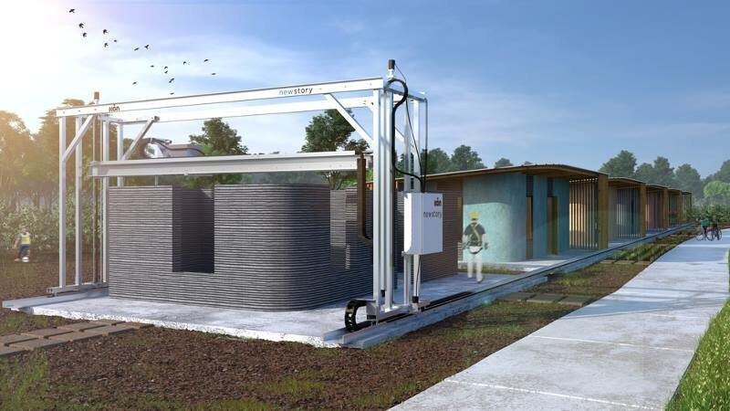 Этот дешевый 3D-печатный дом можно построить всего за сутки