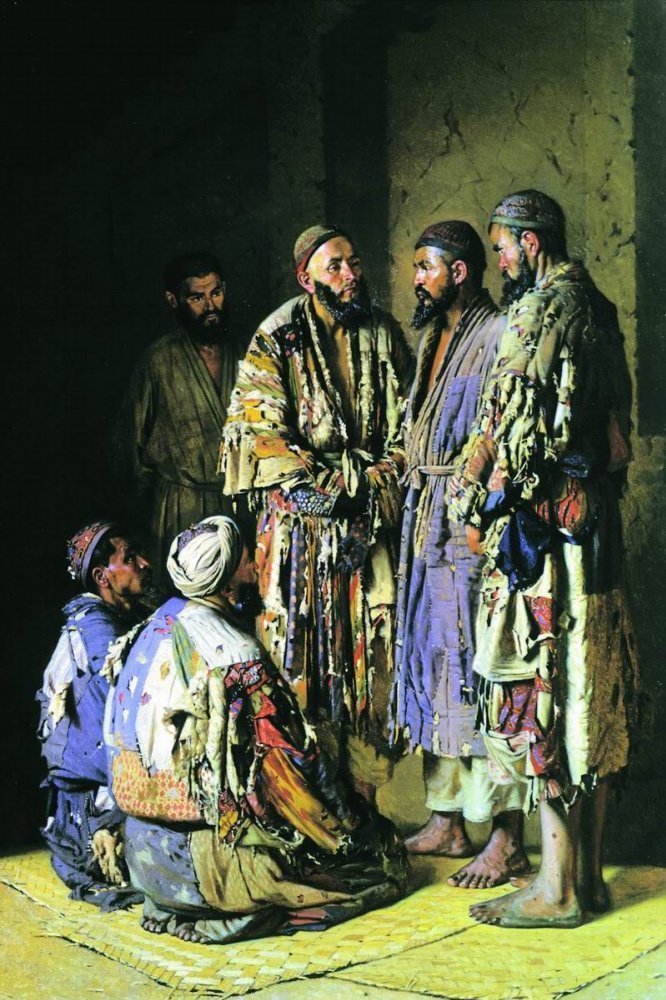 Политики в опиумной лавочке. Ташкент. 1870