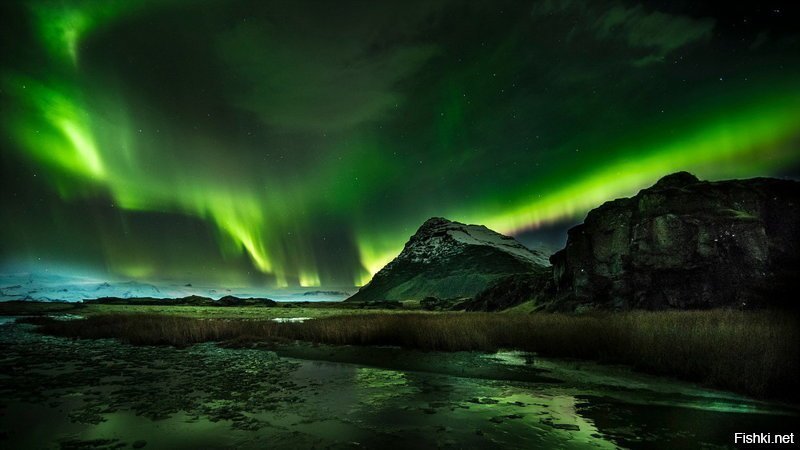 Исландия - страна северного сияния
