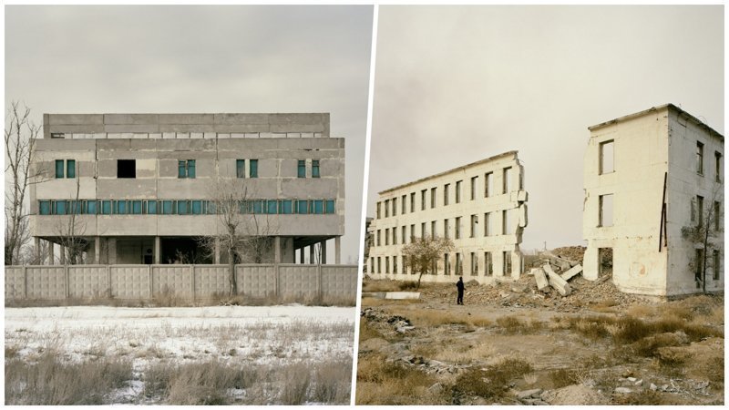 Ядерные руины Казахстана на снимках английского фотографа