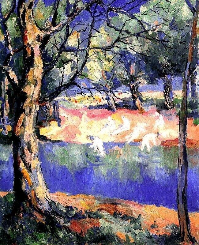 Река в лесу, 1911