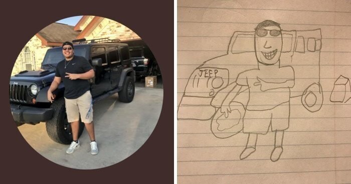 Школьник из Техаса предлагает нарисовать ваш портрет: быстро, бесплатно, смешно
