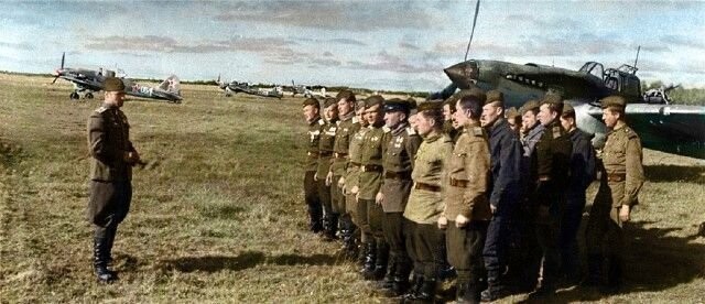 "Ожившие" фото времен Великой Отечественной войны (18 фото)