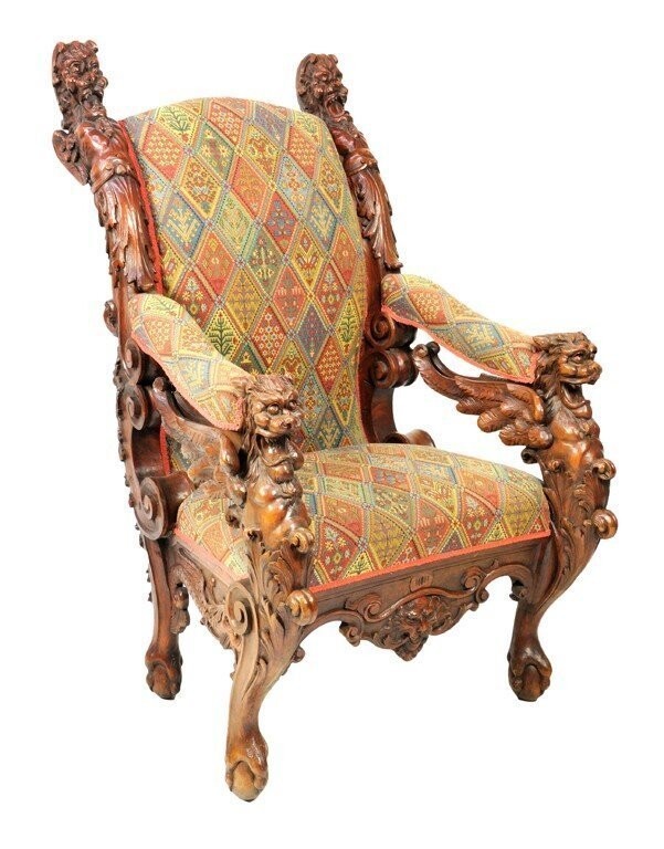Кресло в стиле Ренессанс, 19 век
