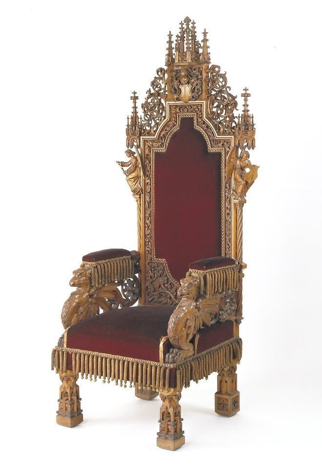 Кресло в готическом стиле, 1851