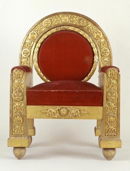 Кресло тронное императора Александра I