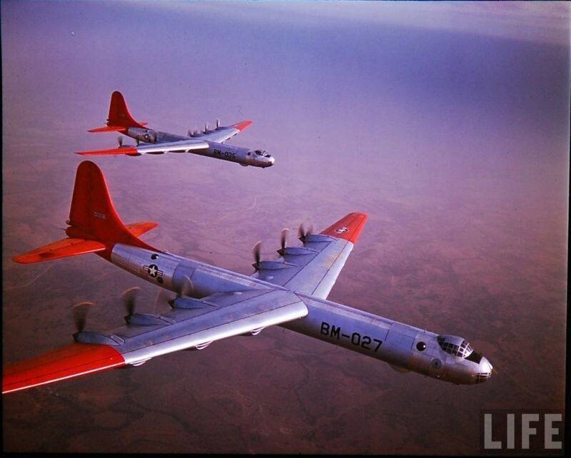 Летающие гиганты: Convair B-36 - грозный десятимоторный "миротворец"