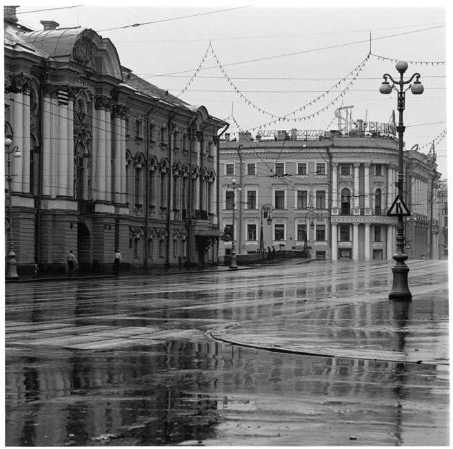 Ленинград. Дождь на Неве