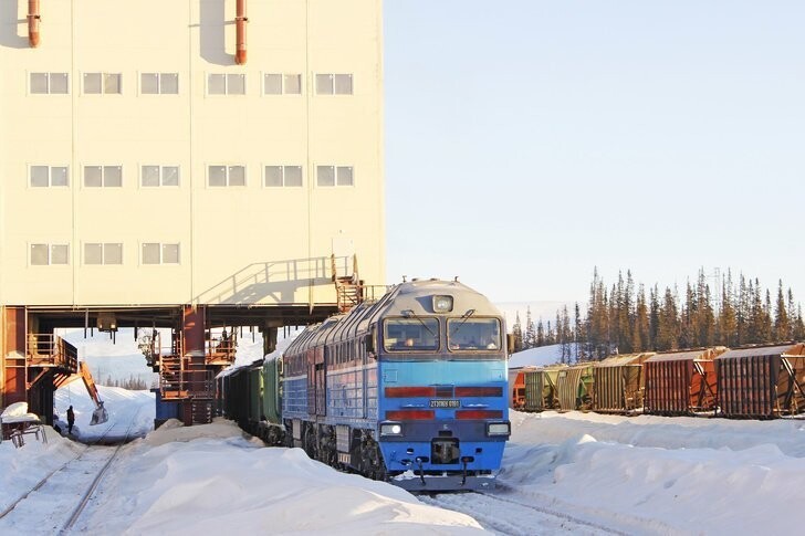 Северо-Западная фосфорная компания ввела в эксплуатацию железнодорожную ветку до ГОКа «Олений ручей»