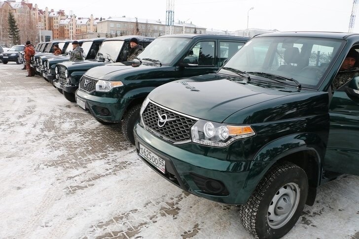 31 автомобиль передан службе охраны лесов Омской области
