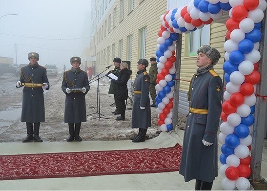 В Белгородской области в мотострелковом полку ЗВО введена в эксплуатацию казарма нового типа