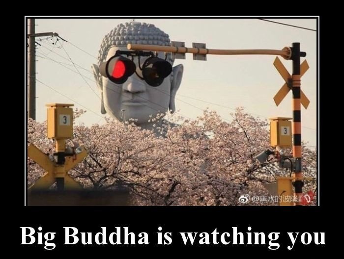 Big Buddha is watching you