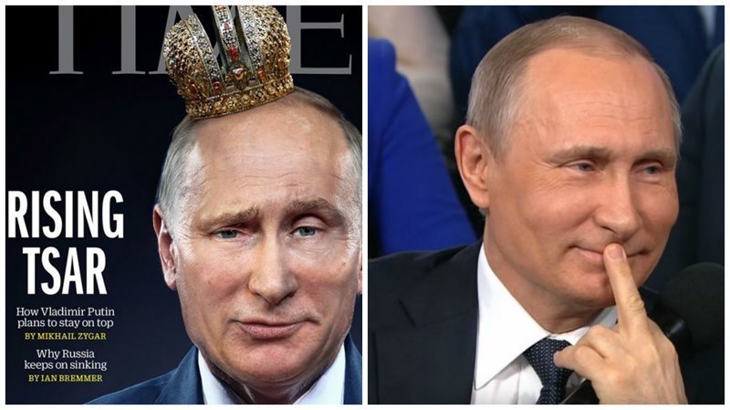 «Восходящий царь». На новую обложку Time поставят Путина в короне