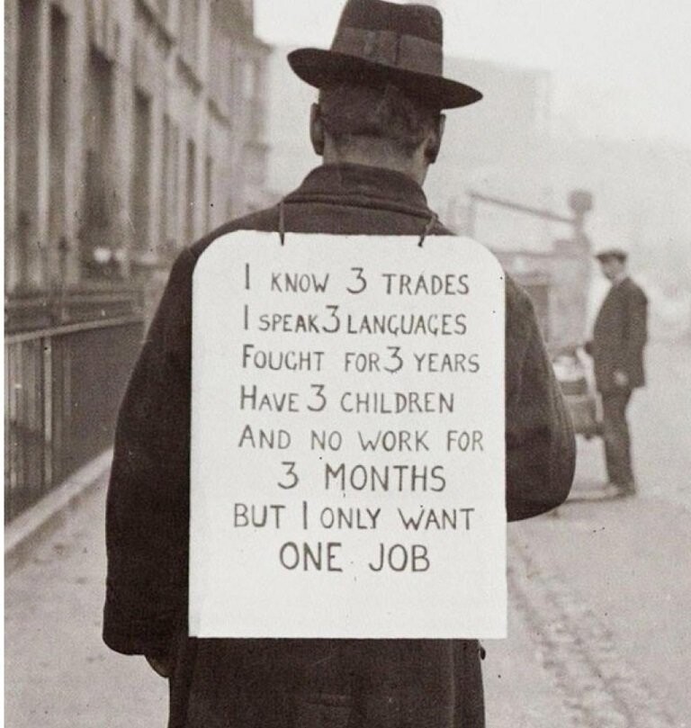 26. В поисках работы, США, 1930 г.