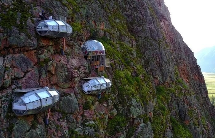 5. Отель в Перу «Skylodge Adventure Suites»