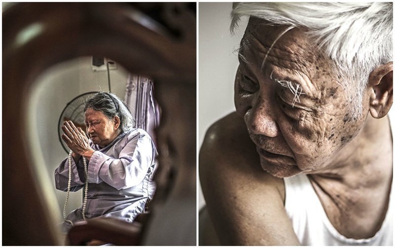 60 лет безграничной любви: вьетнамка фотографирует будни своих бабушки и дедушки