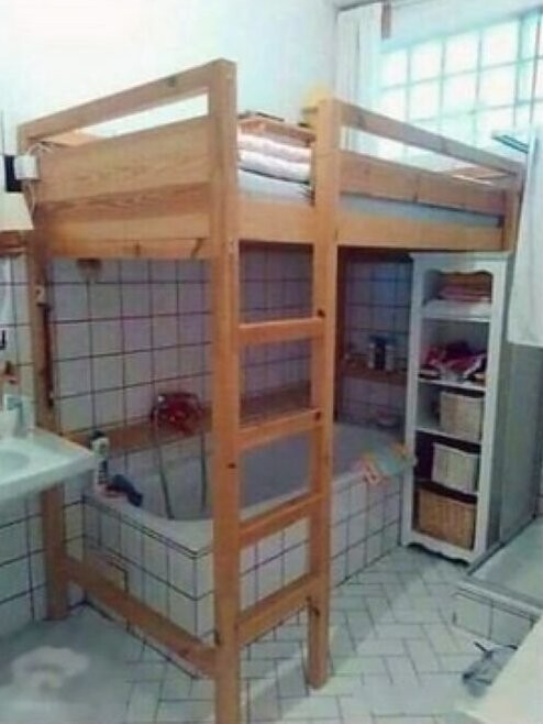 Ванная-спальня в Китае