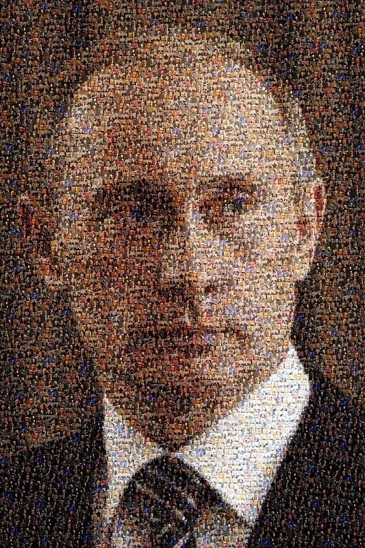 Портрет Путина из 5200 портретов Путина