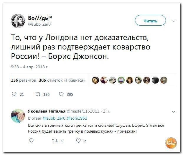Политические коментарии соцсетей - 446