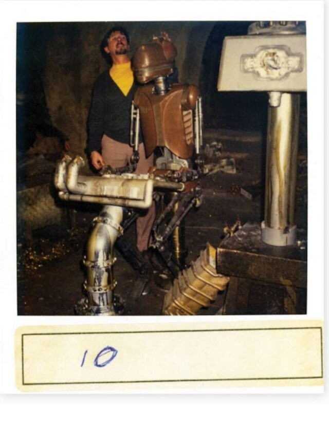 Закулисные полароидные фотографии со съёмок фильма «Звёздные войны: Возвращение джедая»