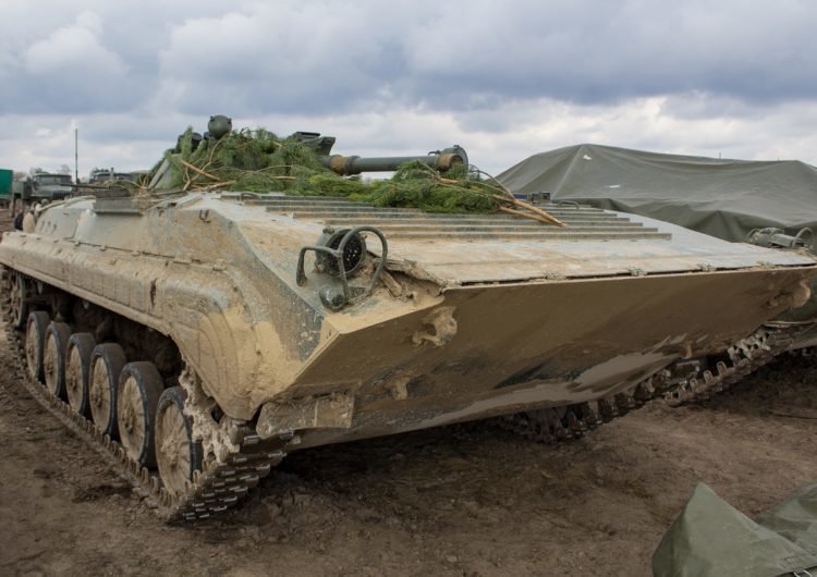  Получаемые вооруженными силами Украины приобретенные через Польшу боевые машины пехоты БМП-1АК лицензионного чехословацкого производства 