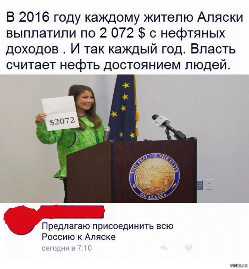 Присоединяем Россию к Аляске