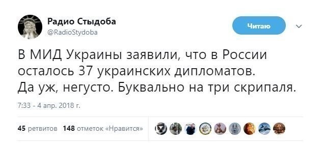 Политические коментарии соцсетей - 452