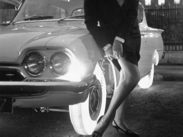 Светящиеся шины Goodyear, 1961.