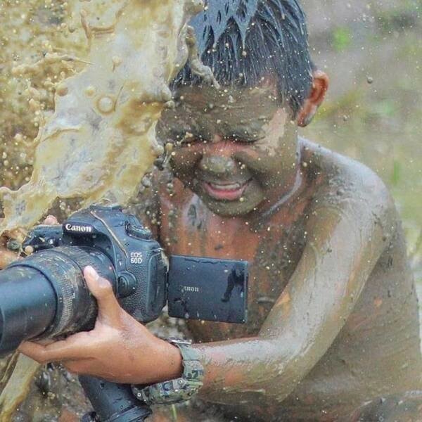 Фотографы грязи не боятся