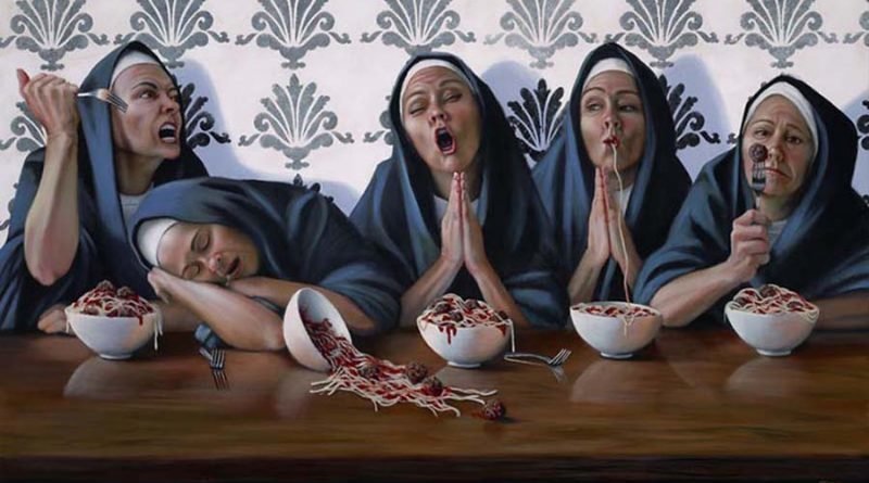 Монахини-грешницы в картинах художницы Кристины Рамос