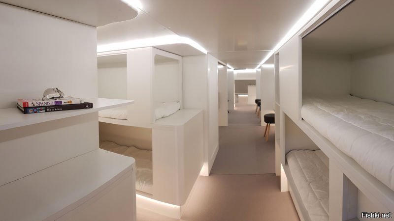 В Airbus хотят создать в грузовом отсеке самолета спальные места для длительн...