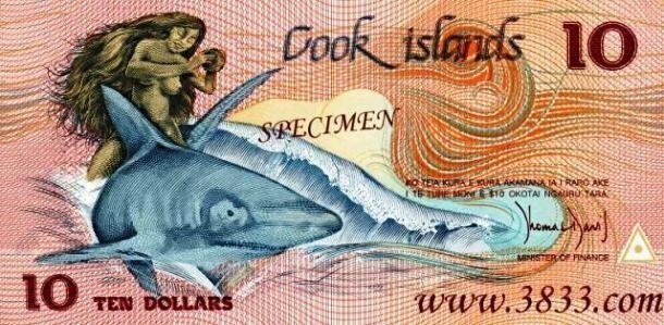 10-долларовая банкнота Островов Кука