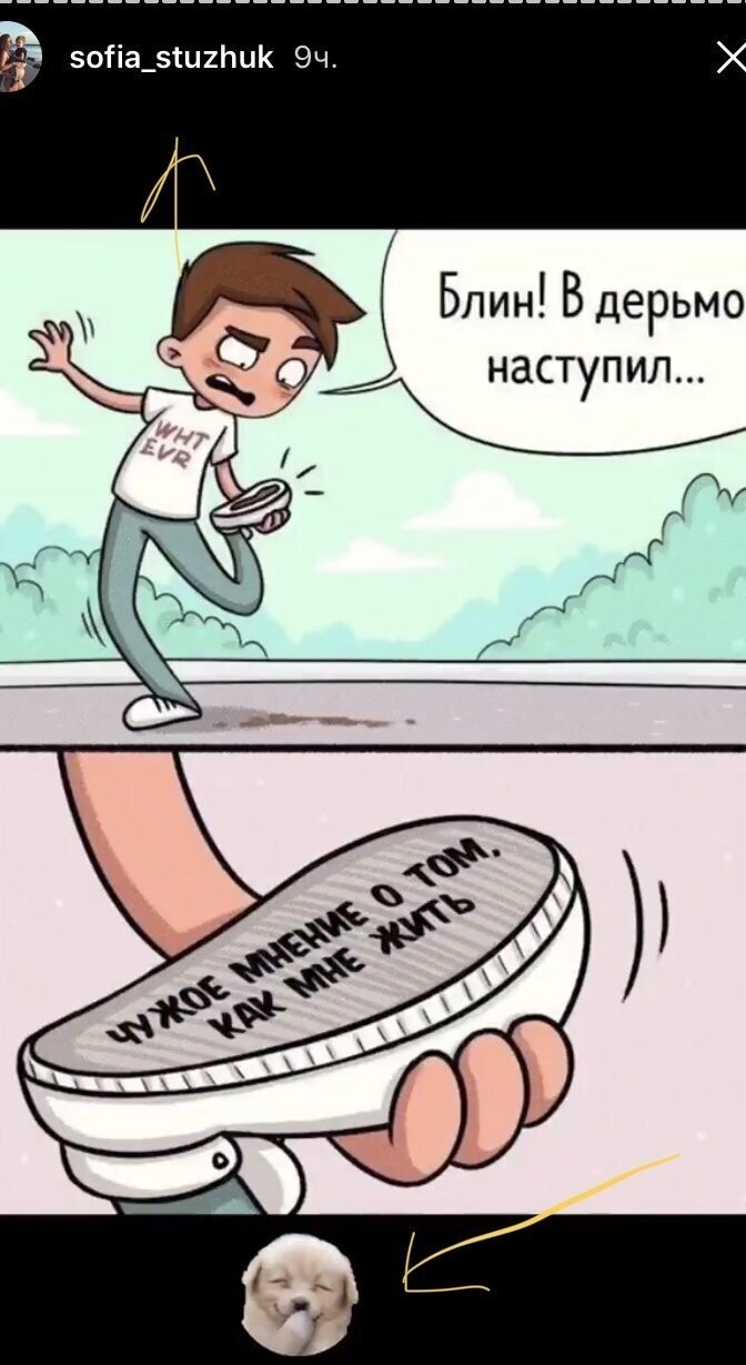 Вот, что София думает о замечаниях...