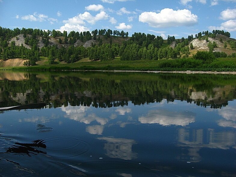 Белая река. Красивейшие пейзажи нашей Родины