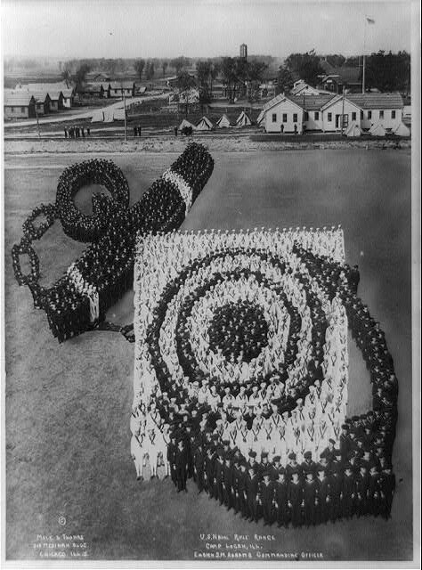 Военно-морской полигон. База Логан, 1918. Фотографы Моль & Томас
