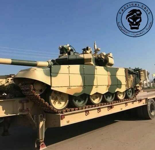 Российские танки Т-90С и ЗРПК «Панцирь-С1» прибыли в Ирак