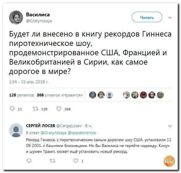 Политические коментарии соцсетей - 459