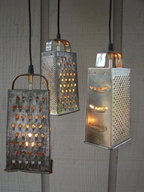 5. Необычные и простые светильники. Почему владельцы различных заведений все еще используют обычные лампы для оформления в стиле лофт?