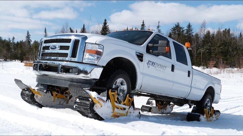 Гусеничная система Track N Go для езды автомобиля по снегу