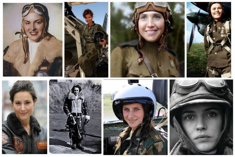 Девушки военные летчицы всех времен и народов
