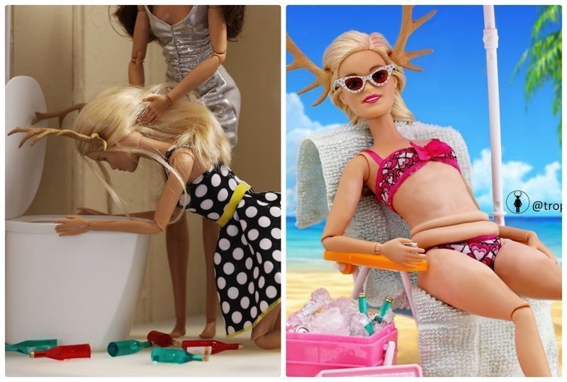 Отвязная взрослая кукла: какой была бы Барби в реальной жизни